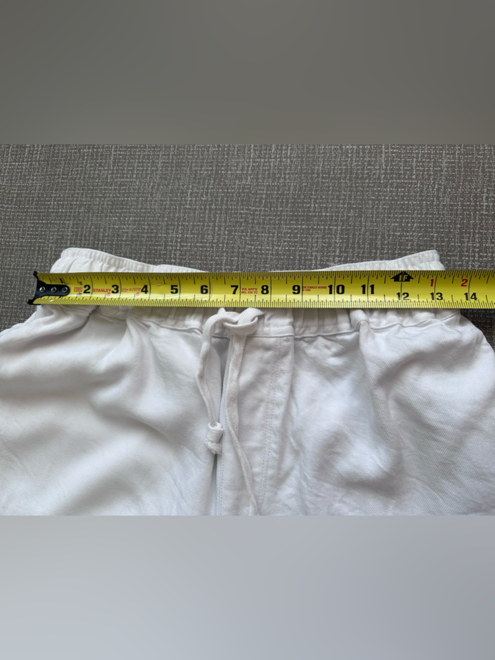 Velvet Heart White Tencel Linen Pull On Cargo Pants Medium Wide Leg Drawstring - Picture 3 of 15